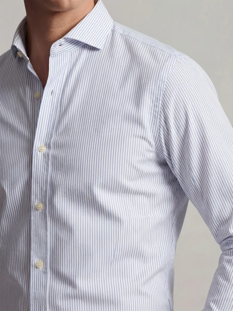 Easy-iron poplin shirt