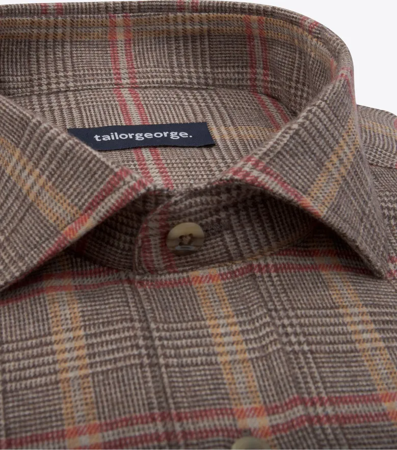 Easy-iron poplin shirt