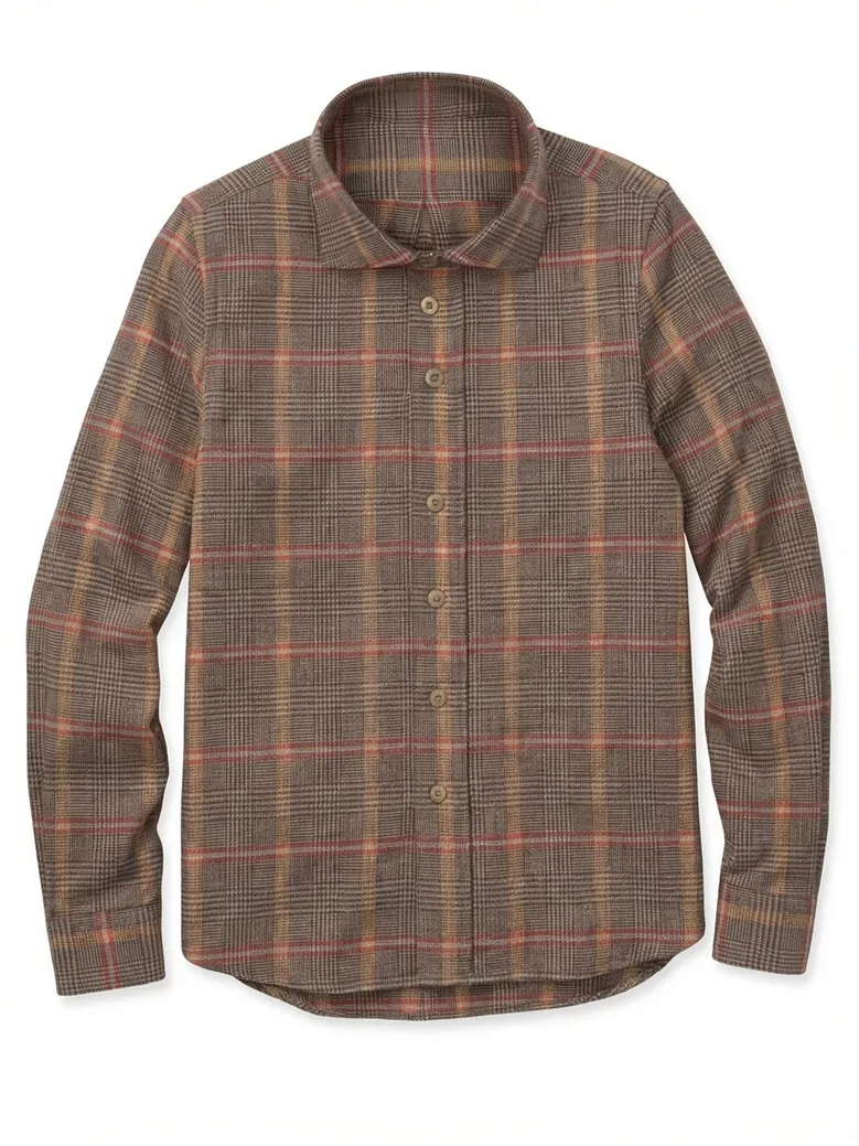 Easy-iron poplin shirt
