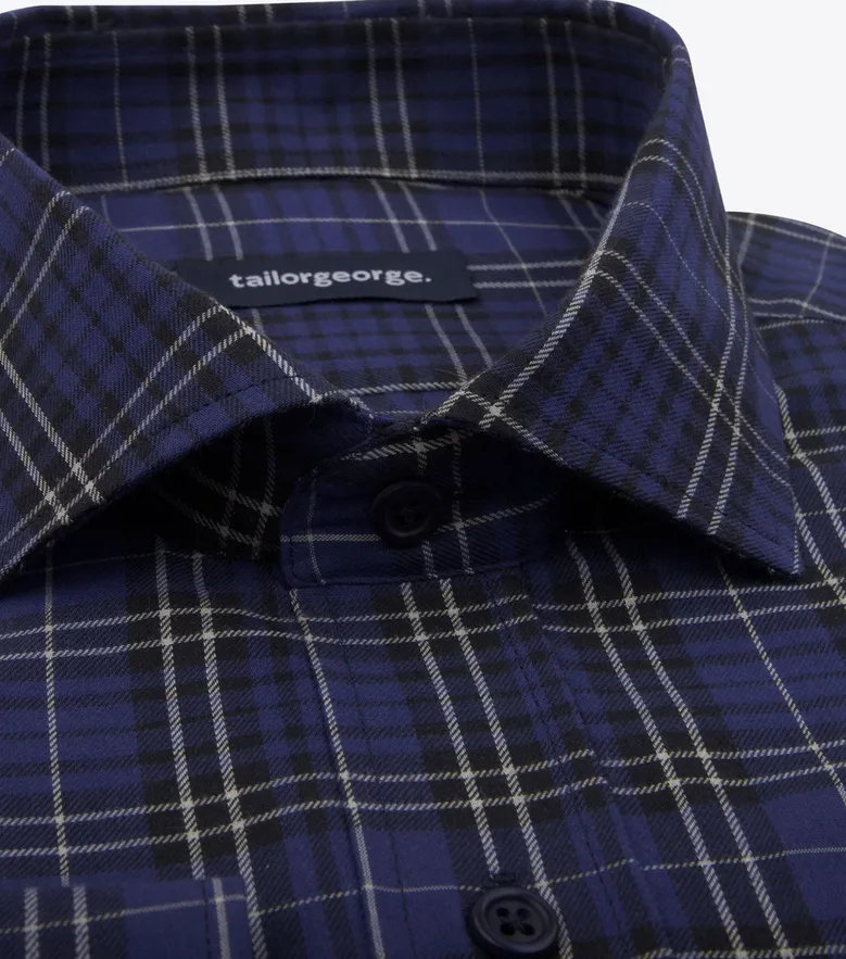 Easy-iron poplin shirt