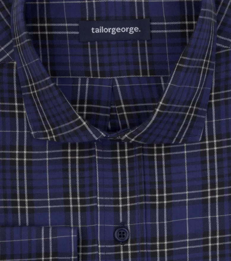 Easy-iron poplin shirt