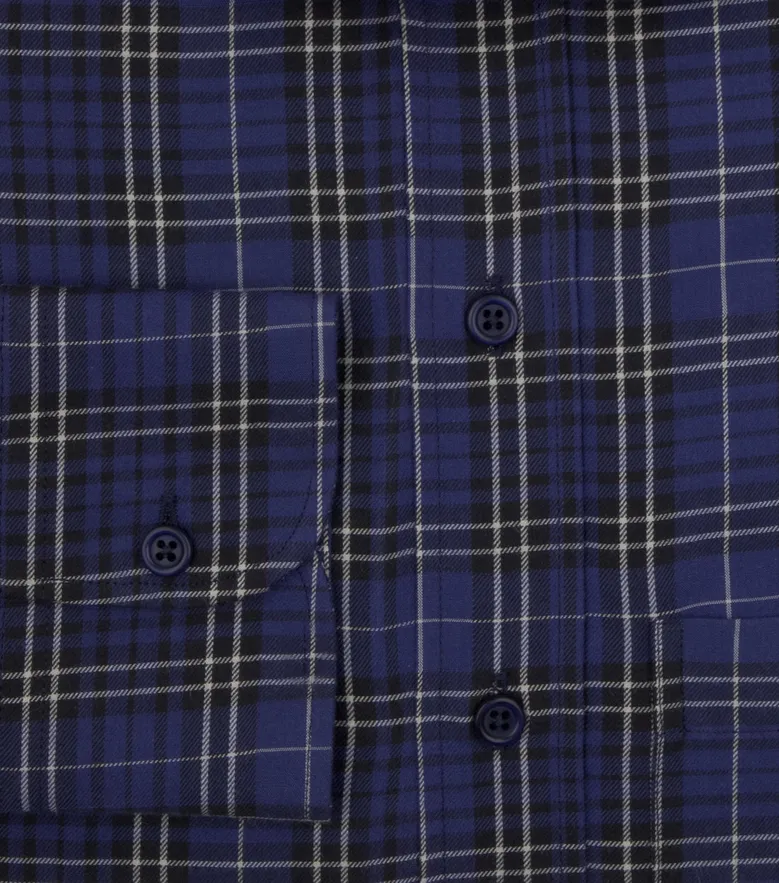Easy-iron poplin shirt