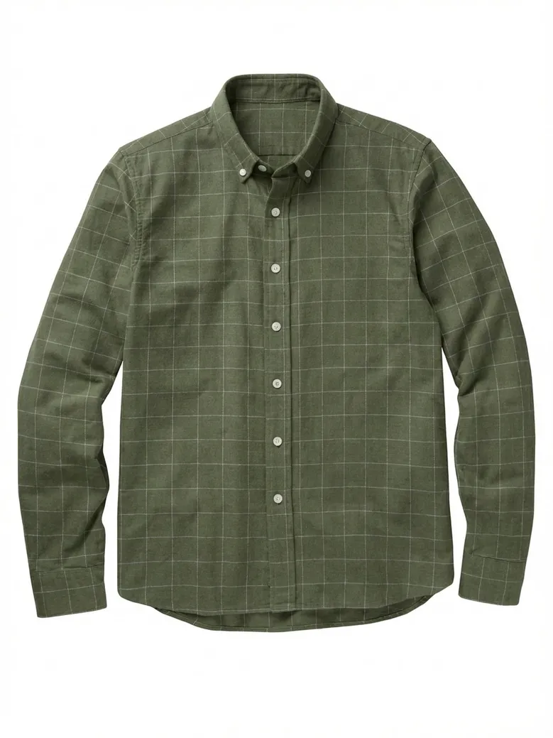 Easy-iron poplin shirt
