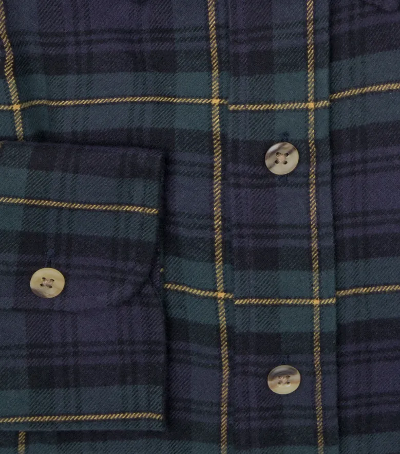 Easy-iron plain white poplin shirt