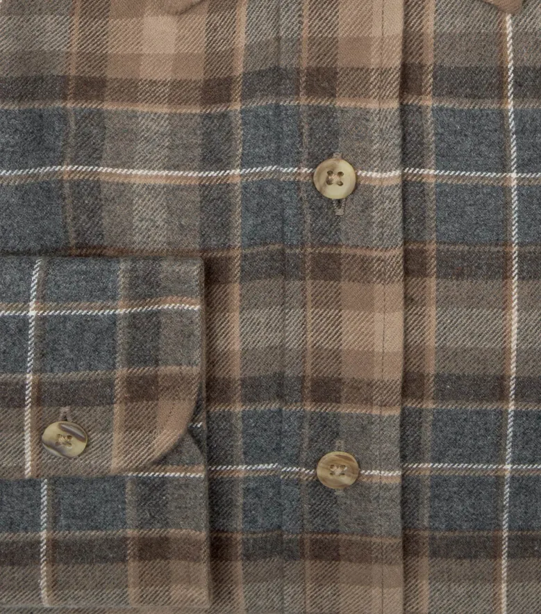 Easy-iron plain white poplin shirt