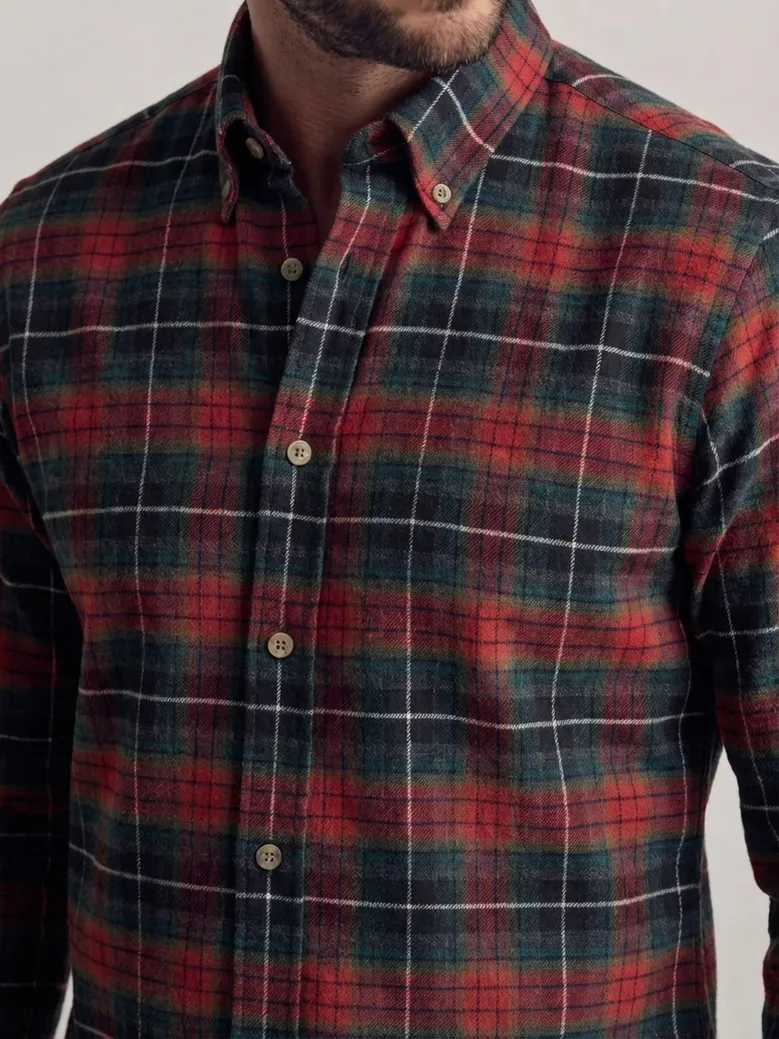 Easy-iron plain white poplin shirt