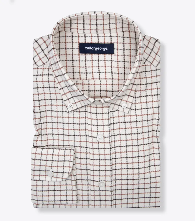 Easy-iron poplin shirt