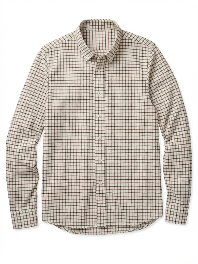 Easy-iron poplin shirt