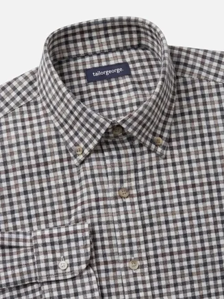 Checked brown Flannel Shirt